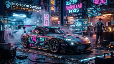 How to Design Custom Cyberpunk Liveries for JDM Icons
