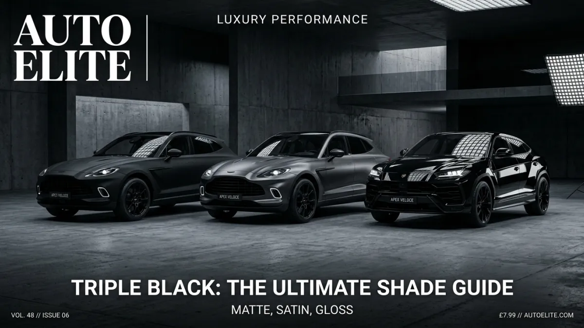 Matte vs. Satin vs. Gloss: Which Finish Best Suits Your Luxury SUV?