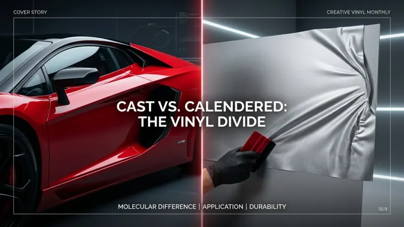 Cast vs. Calendered: Choosing the Right Wrap Vinyl