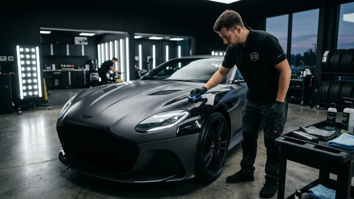 Ceramic Coating Your Car Wrap: Boost Shine, Extend Life & Simplify Cleaning