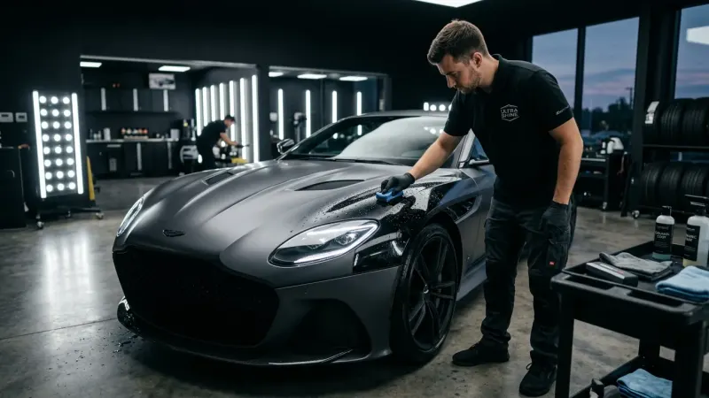 Ceramic Coating Your Car Wrap: Boost Shine, Extend Life & Simplify Cleaning