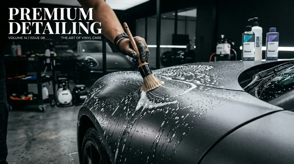 For this article, select a creative concept directly related to the topic, and create visuals with cinematic quality and the aesthetic of an editorial magazine cover, ensuring each composition is unique and distinct. The visuals must be in landscape format, with a 16:9 aspect ratio, and feature a wide, horizontal composition—vertical or square formats are strictly prohibited. Wide landscape format only, no portrait, no square.“Deep Cleaning for Longevity: Protection Beyond Stain Removal”