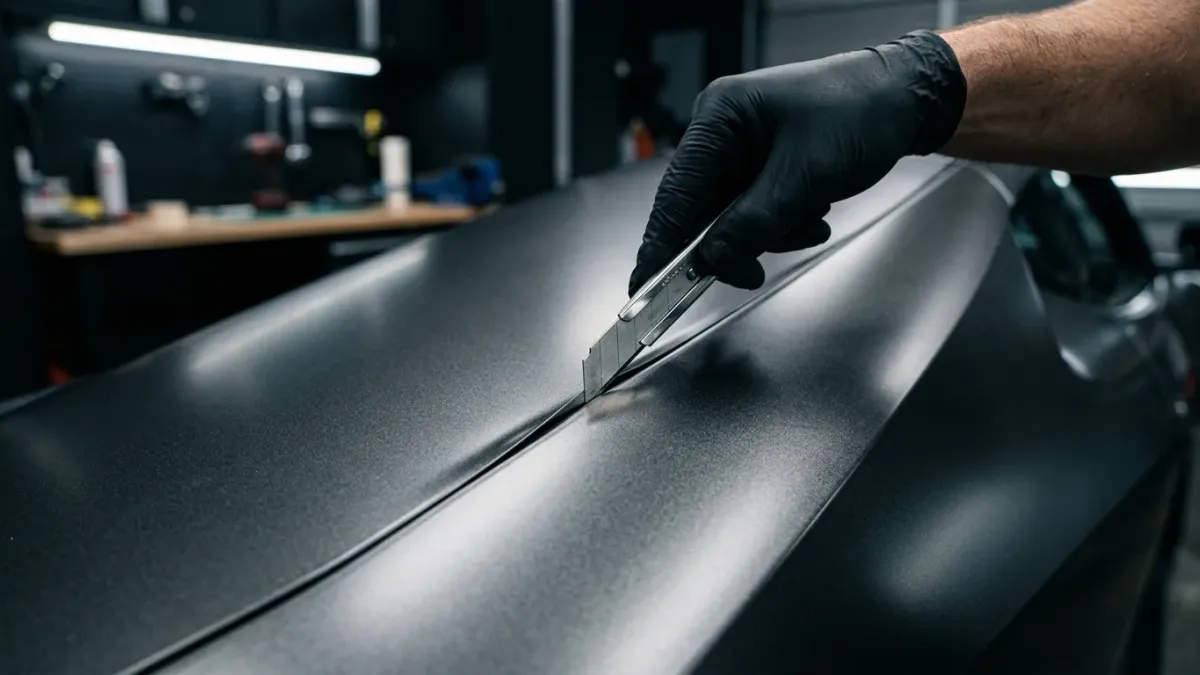 Mastering Precision Cuts: Advanced Trimming for a Perfect Car Wrap